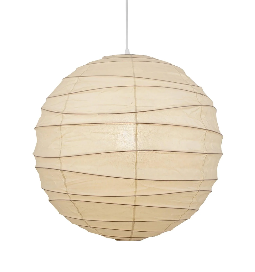 Washi Paper D Pendant Light - Yiarolight