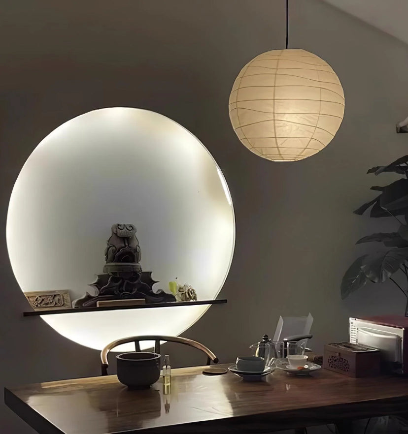 Washi Paper D Pendant Light - Yiarolight