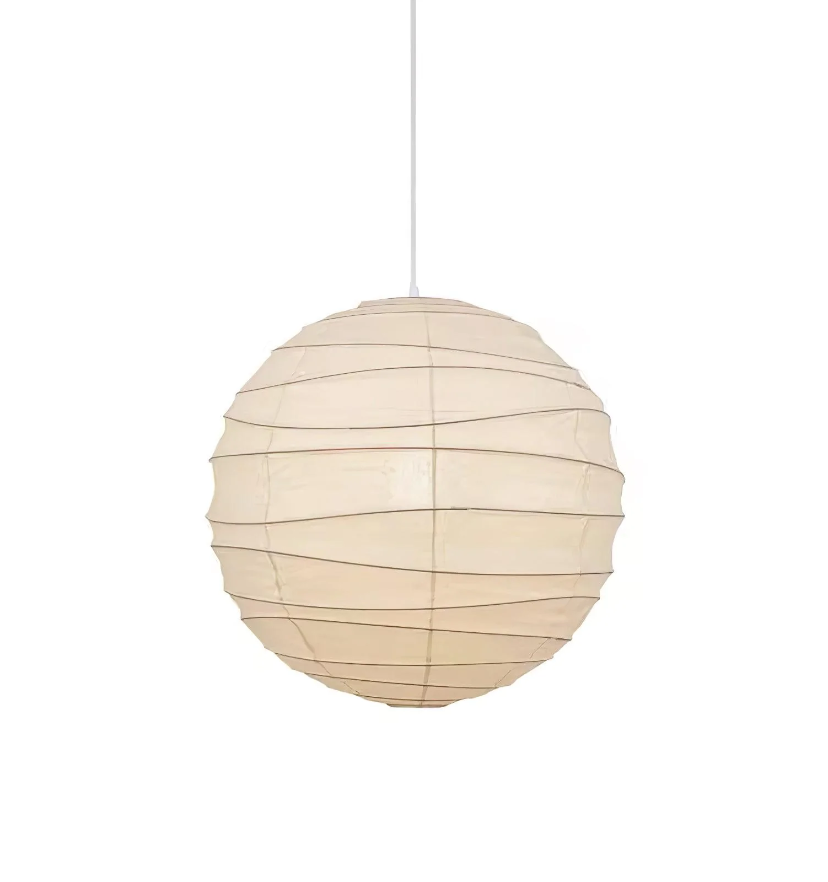 Washi Paper D Pendant Light - Yiarolight