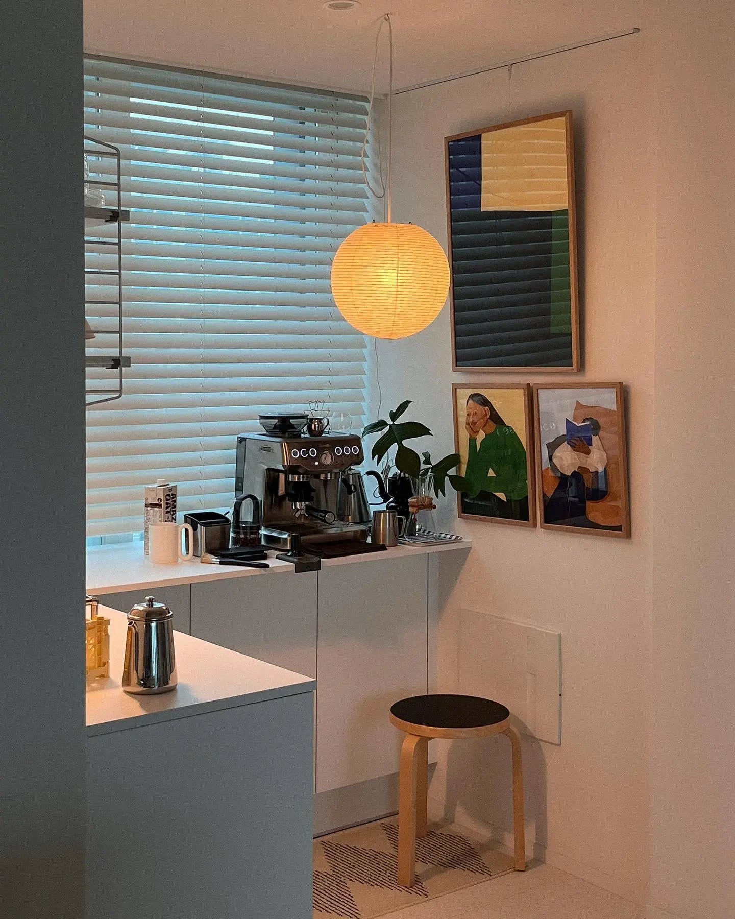 Akari A Pendant Swag Light - Yiarolight