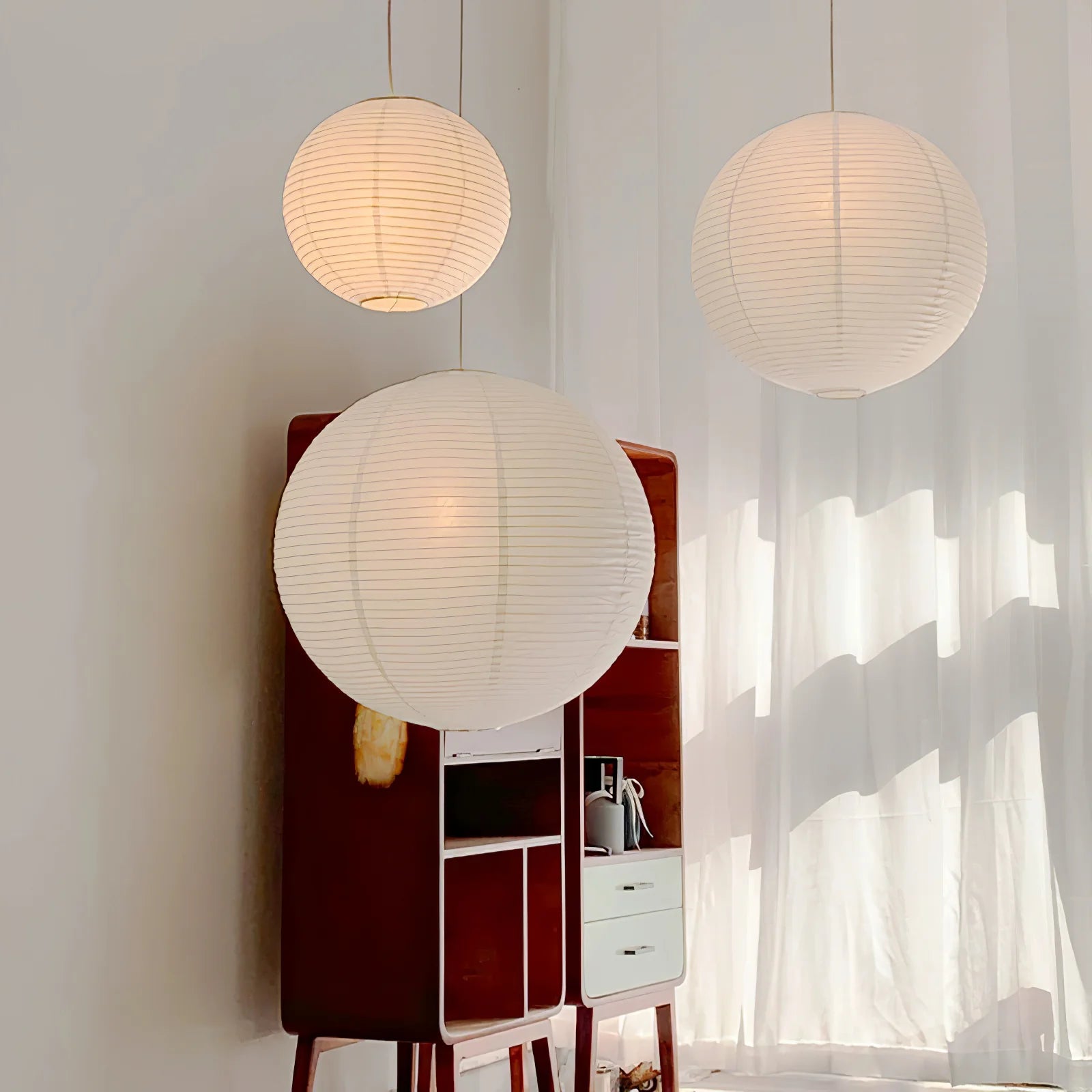 Akari A Pendant Swag Light - Yiarolight