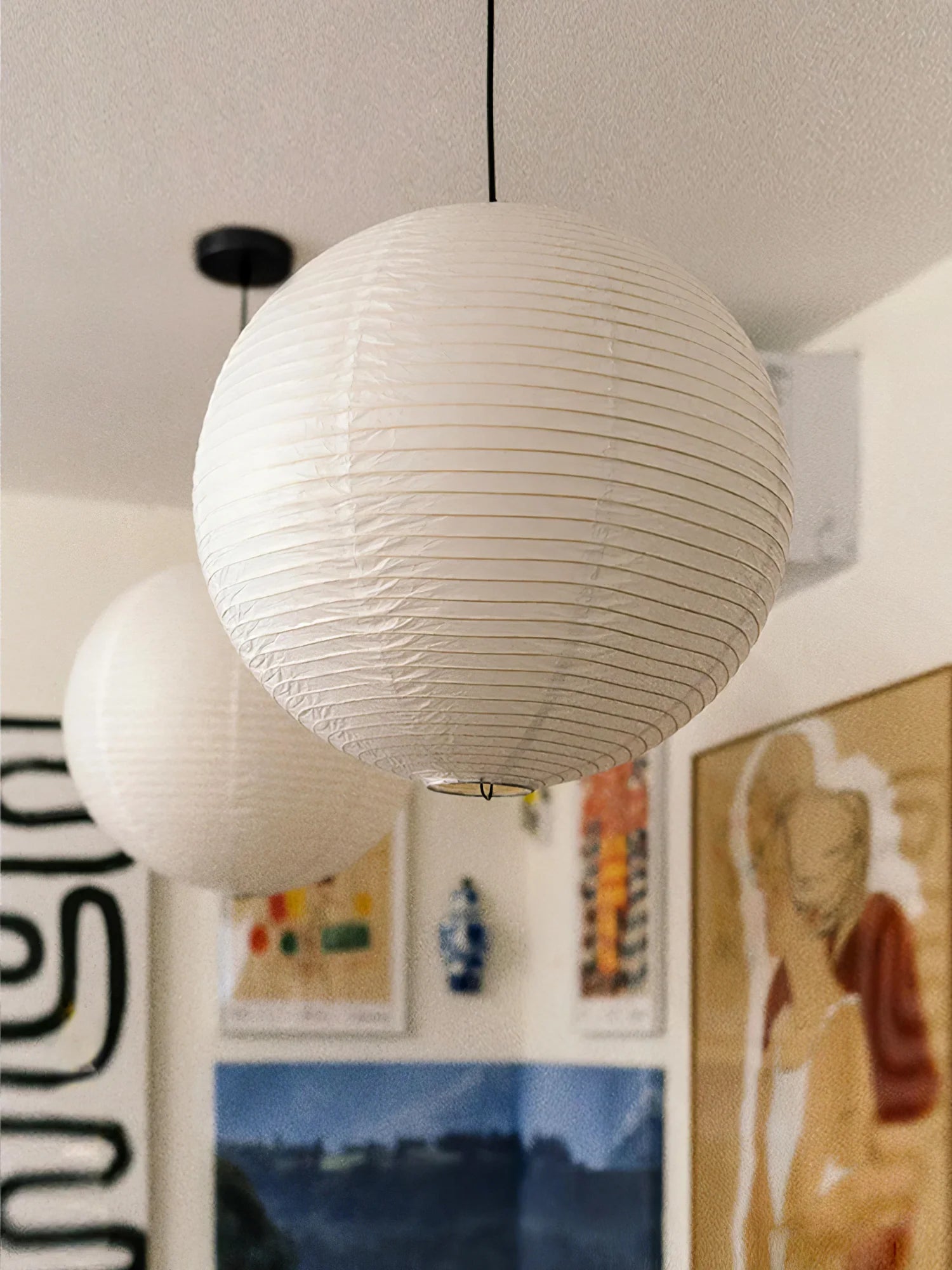Akari A Pendant Swag Light - Yiarolight