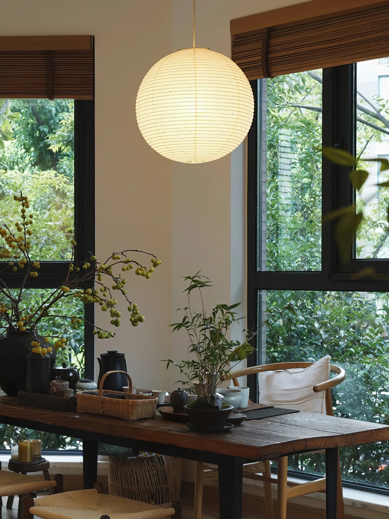 Akari A Pendant Swag Light - Yiarolight