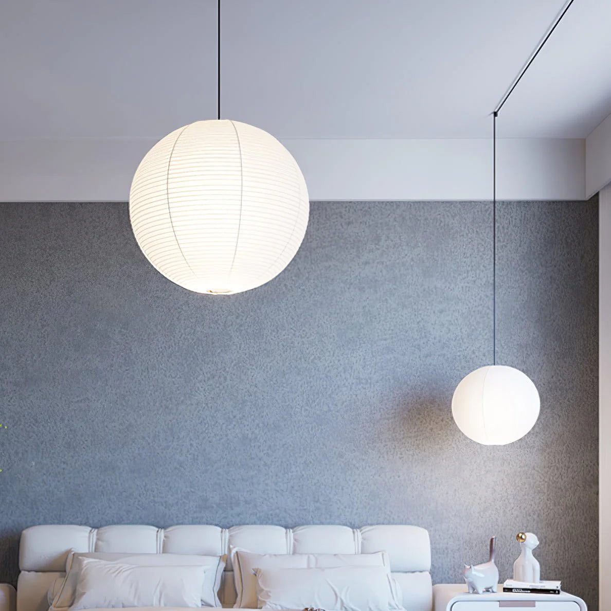 Akari A Pendant Swag Light - Yiarolight