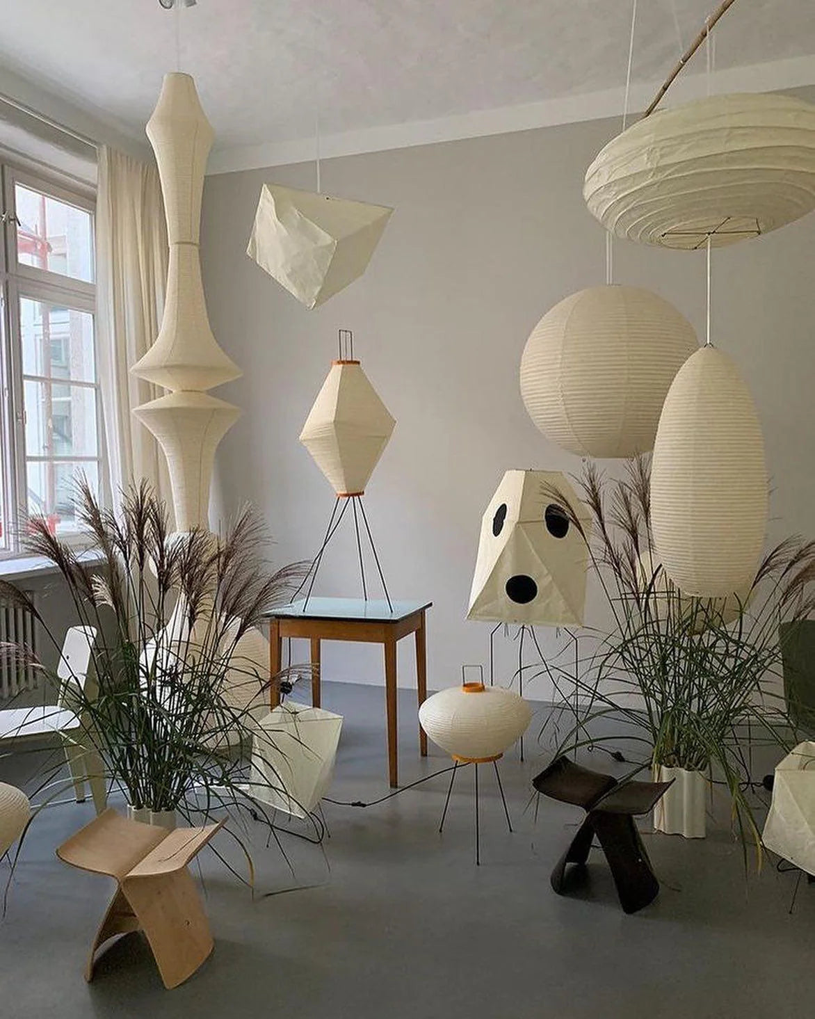 Washi Paper E Pendant Light - Yiarolight