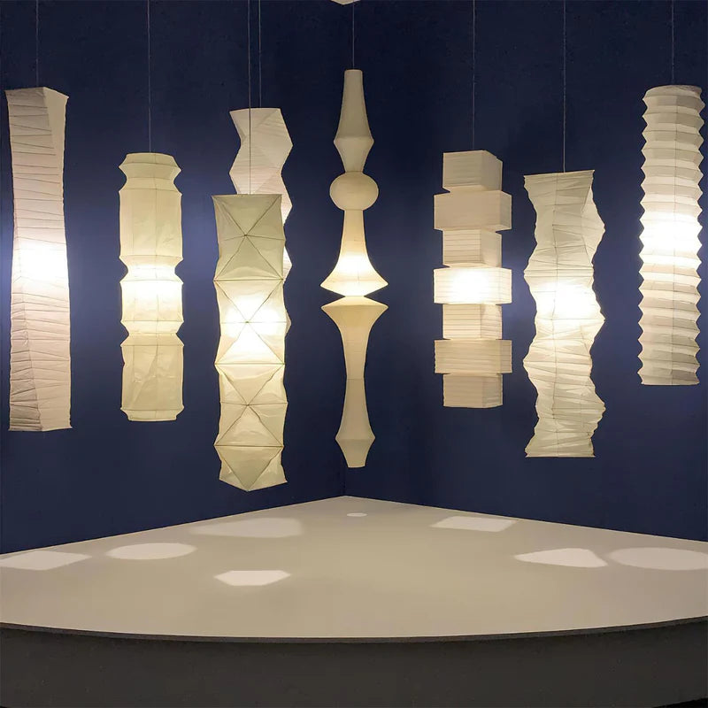 Washi Paper E Pendant Light - Yiarolight