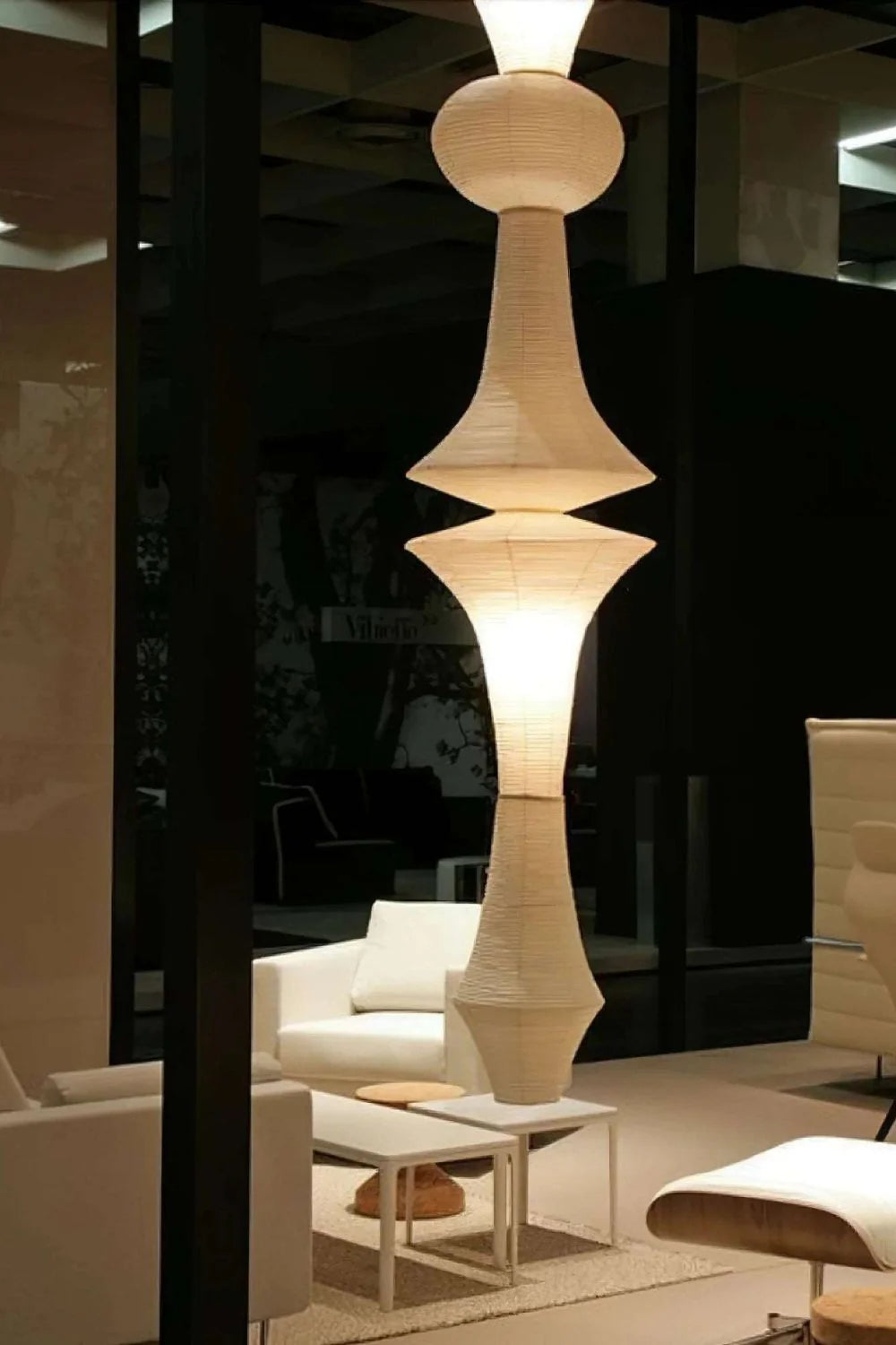 Washi Paper E Pendant Swag Light - Yiarolight