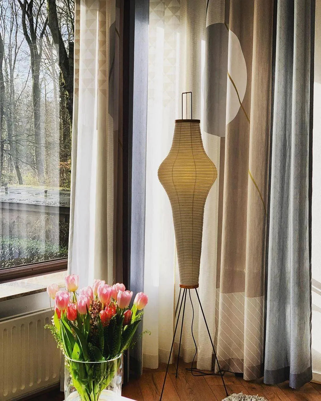 Washi Paper Floor Lamp - Yiarolight