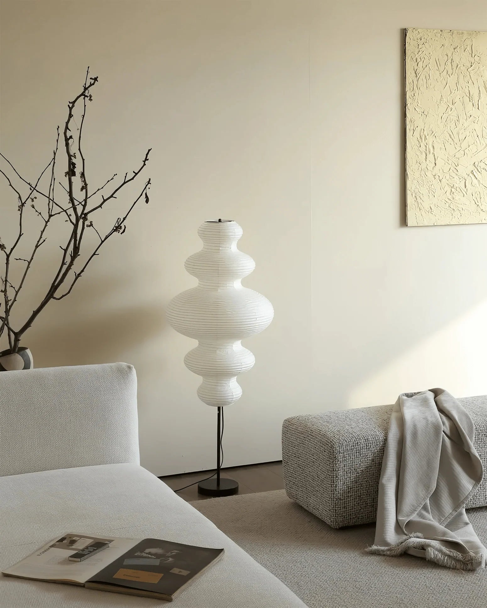 Washi Paper Juni Floor Lamp - Yiarolight