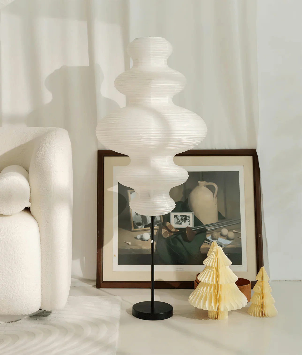 Washi Paper Juni Floor Lamp - Yiarolight