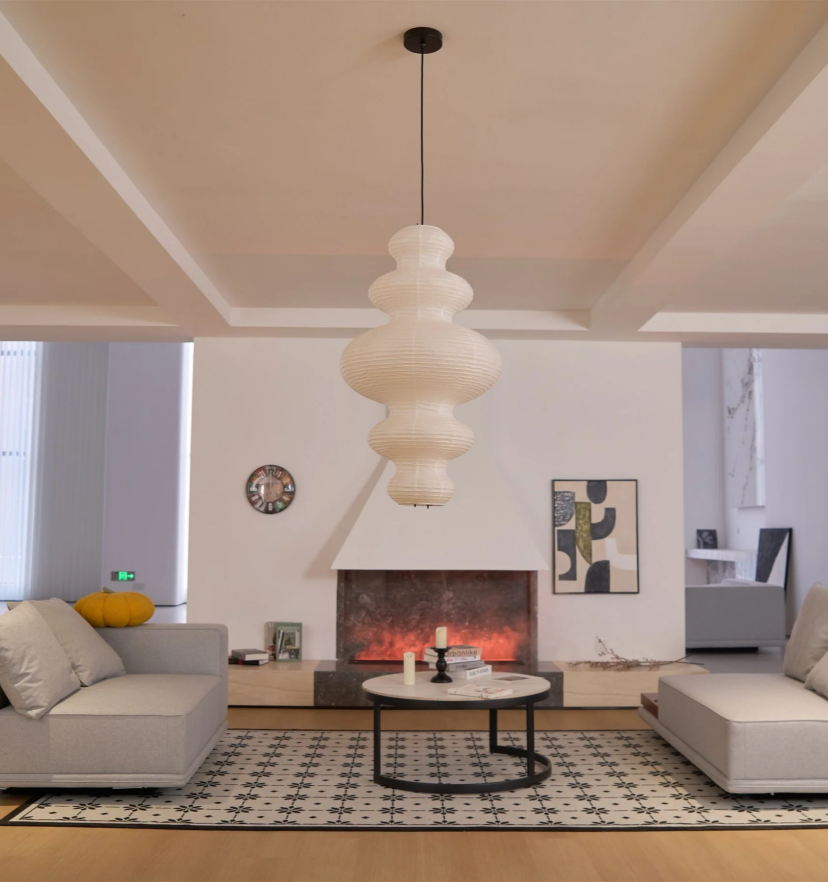 Washi Paper Juni Pendant Lamp - Yiarolight