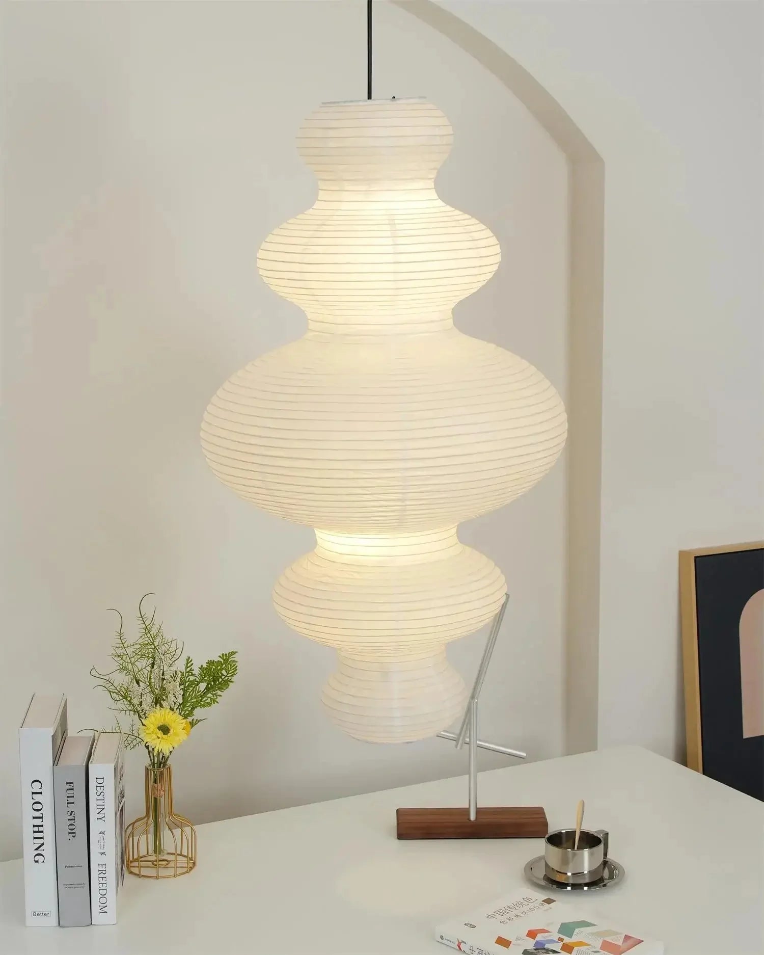Washi Paper Juni Pendant Lamp - Yiarolight
