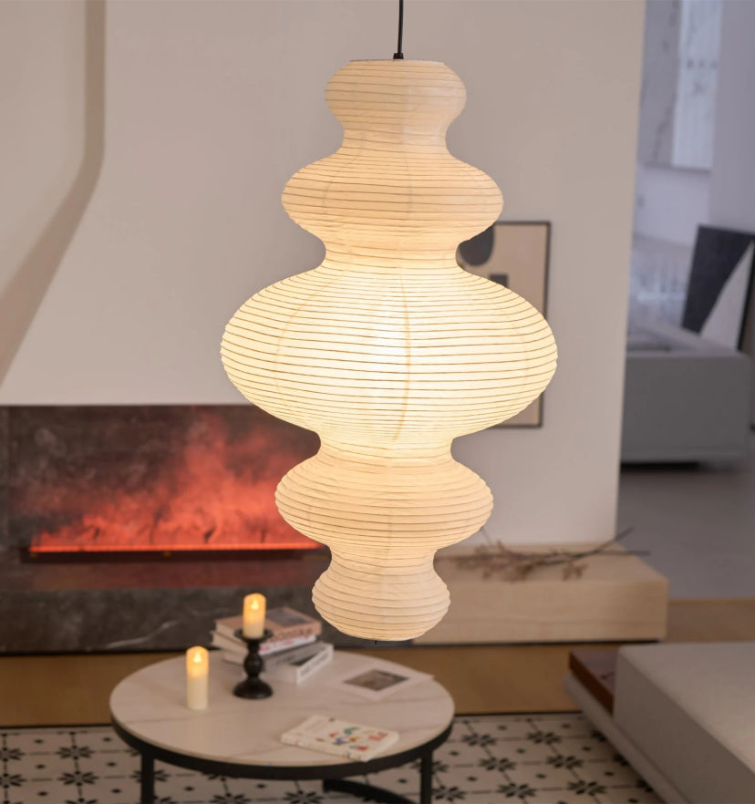 Washi Paper Juni Pendant Lamp - Yiarolight