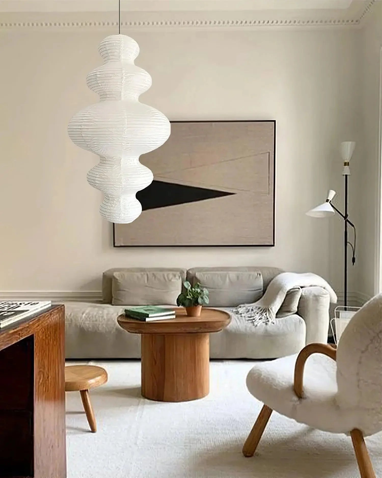 Washi Paper Juni Pendant Lamp - Yiarolight