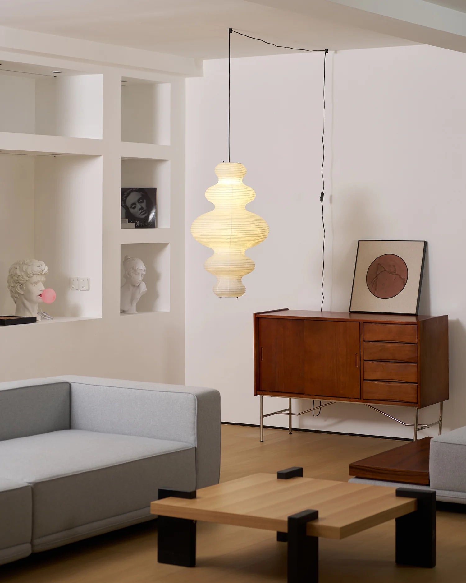 Akari Juni Pendant Swag Lamp - Yiarolight
