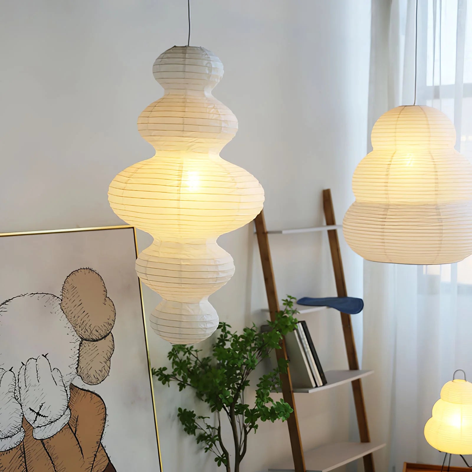 Akari Juni Pendant Swag Lamp - Yiarolight