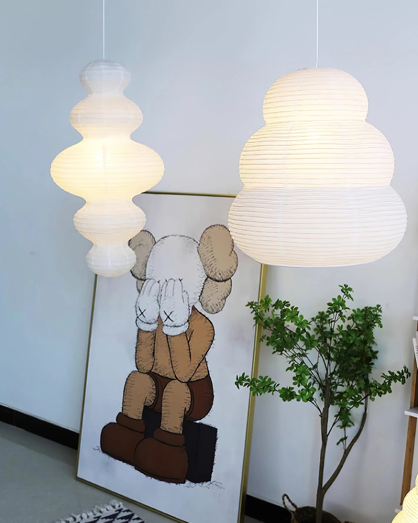 Akari Juni Pendant Swag Lamp - Yiarolight
