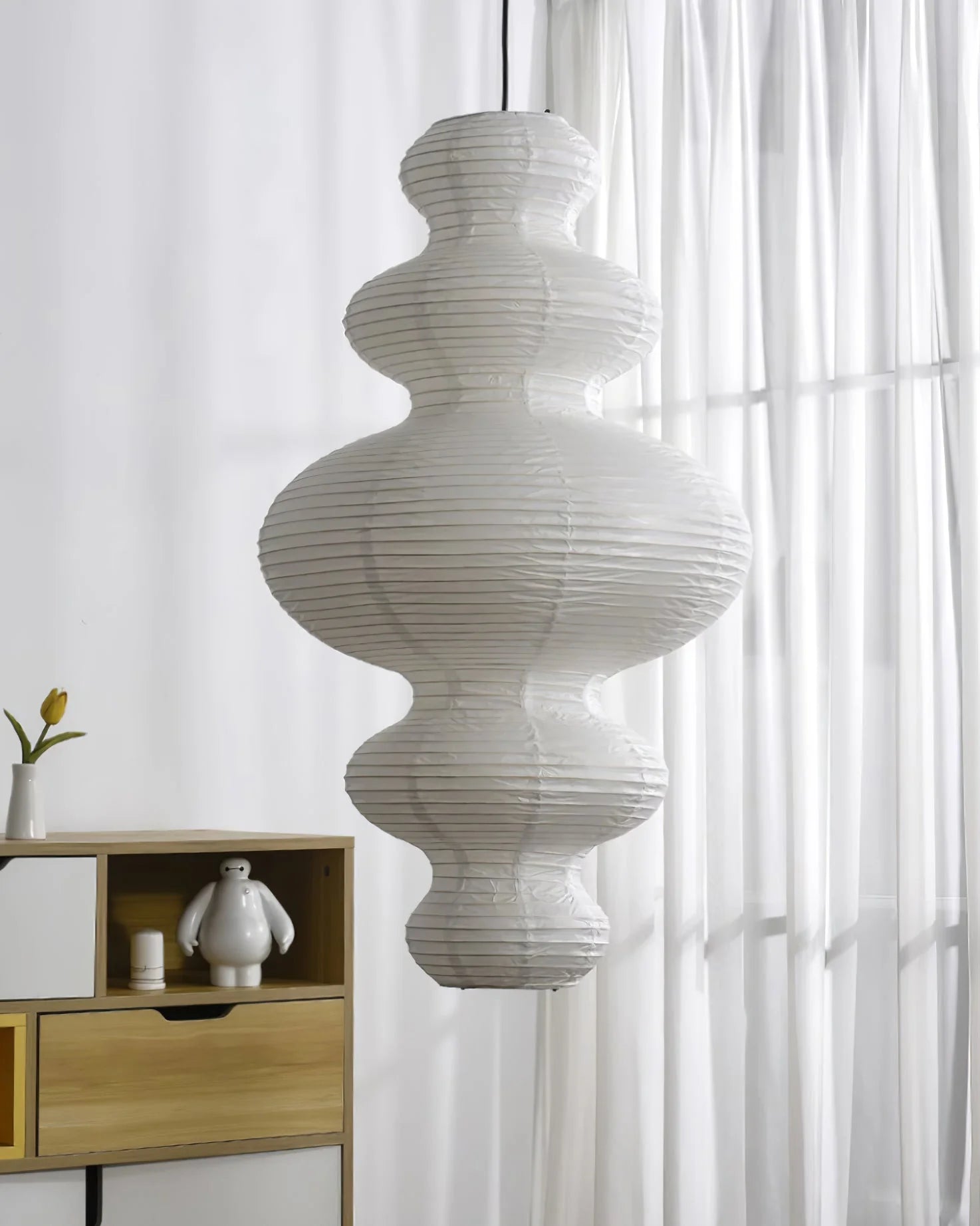 Akari Juni Pendant Swag Lamp - Yiarolight