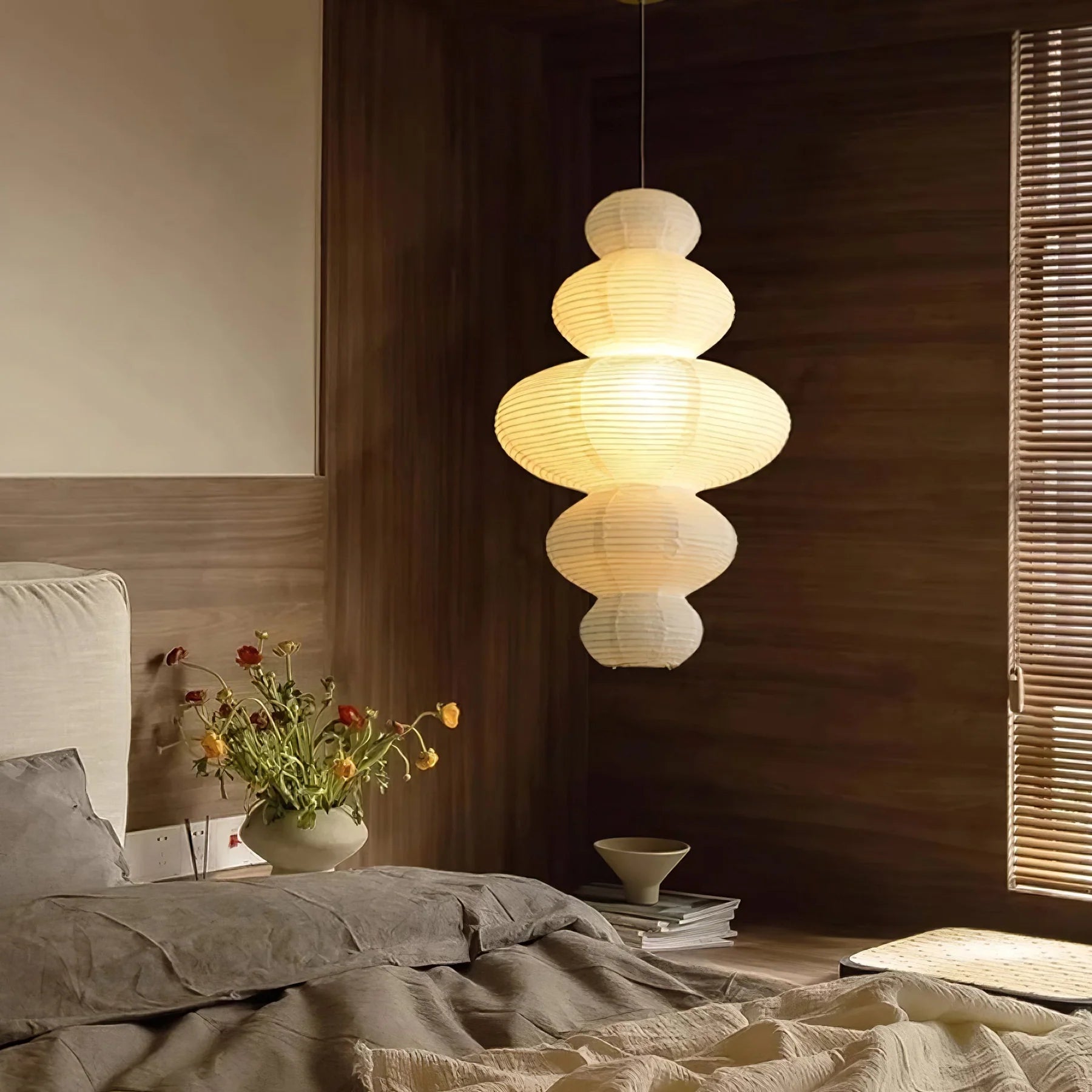 Akari Juni Pendant Swag Lamp - Yiarolight