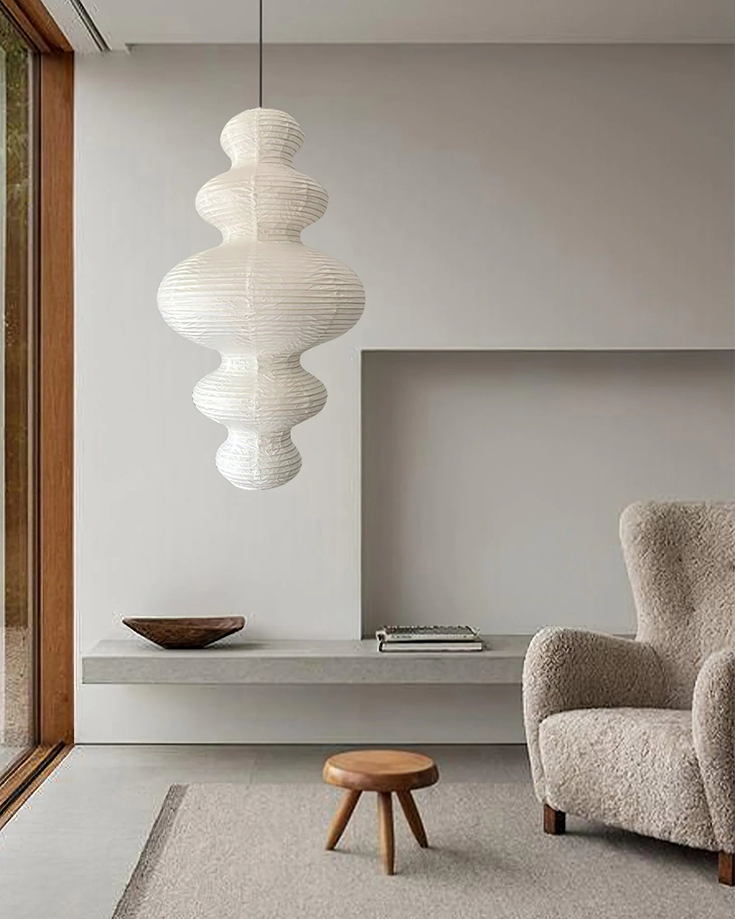 Akari Juni Pendant Swag Lamp - Yiarolight