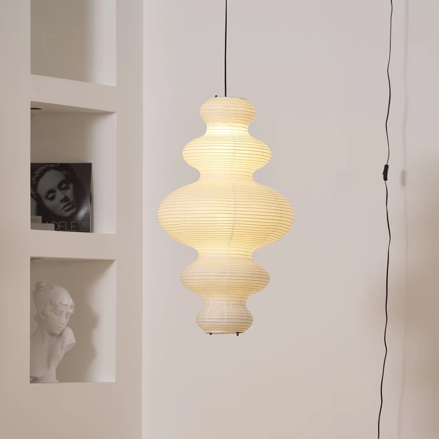 Akari Juni Pendant Swag Lamp - Yiarolight