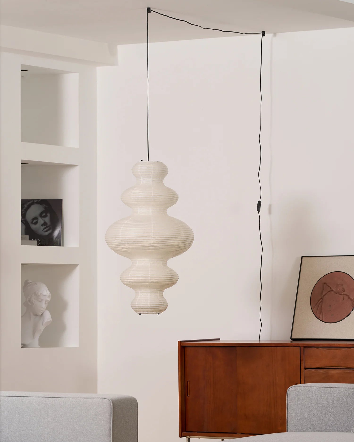 Akari Juni Pendant Swag Lamp - Yiarolight