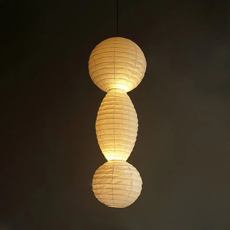 Washi Paper Tayo Pendant Swag Lamp - Yiarolight