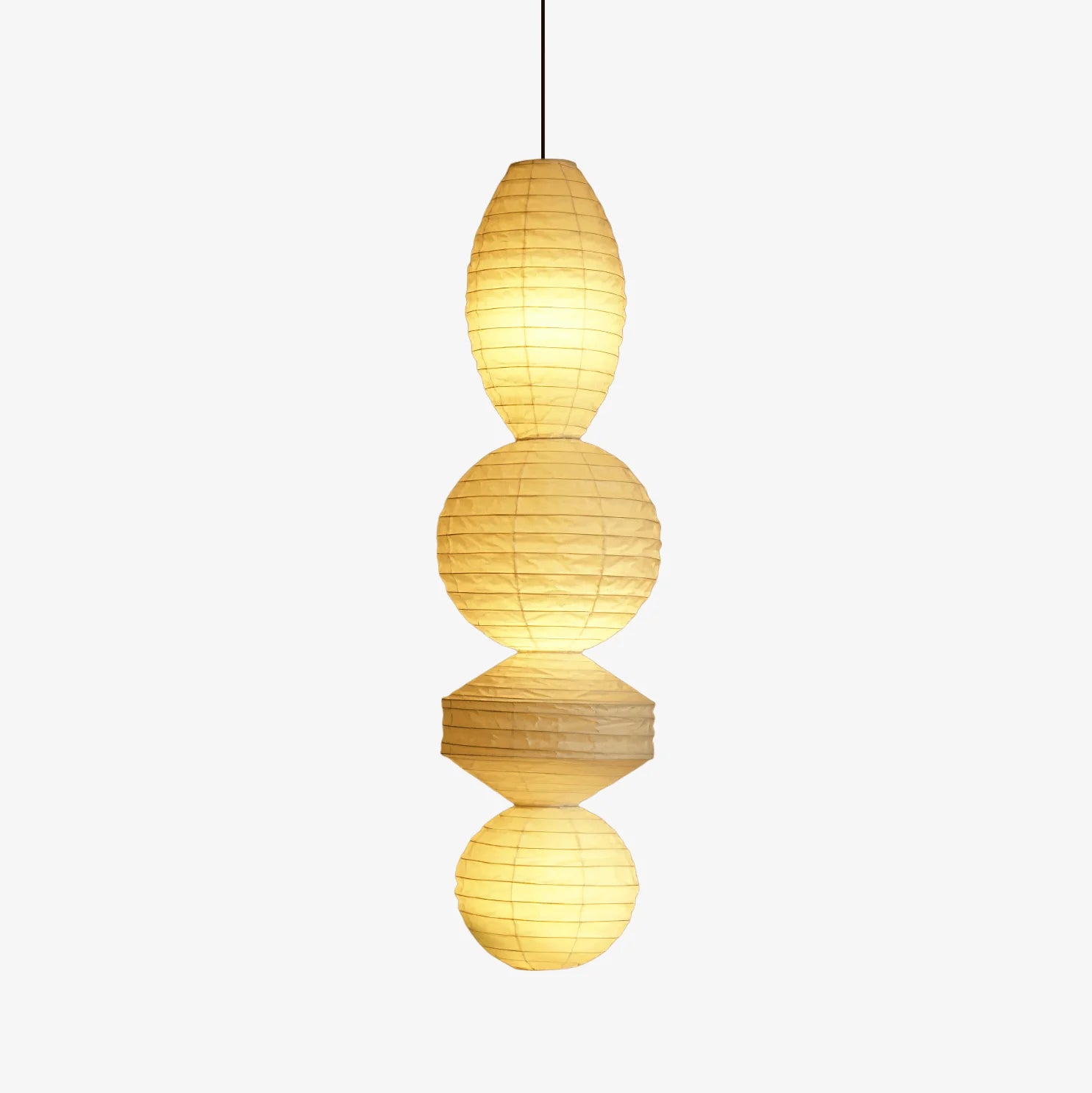 Washi Paper Tayo Pendant Swag Lamp - Yiarolight