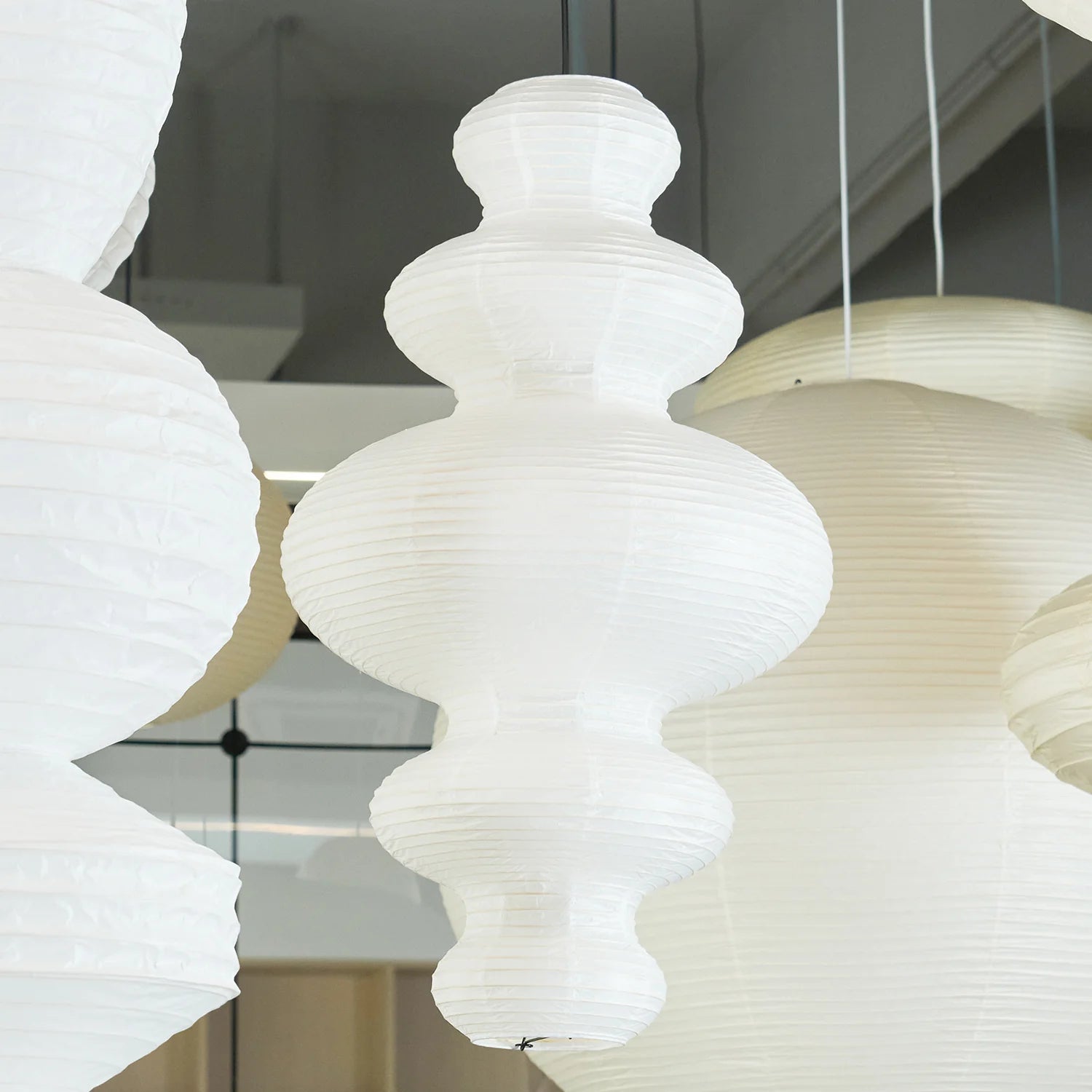 Washi Paper Tayo Pendant Swag Lamp - Yiarolight