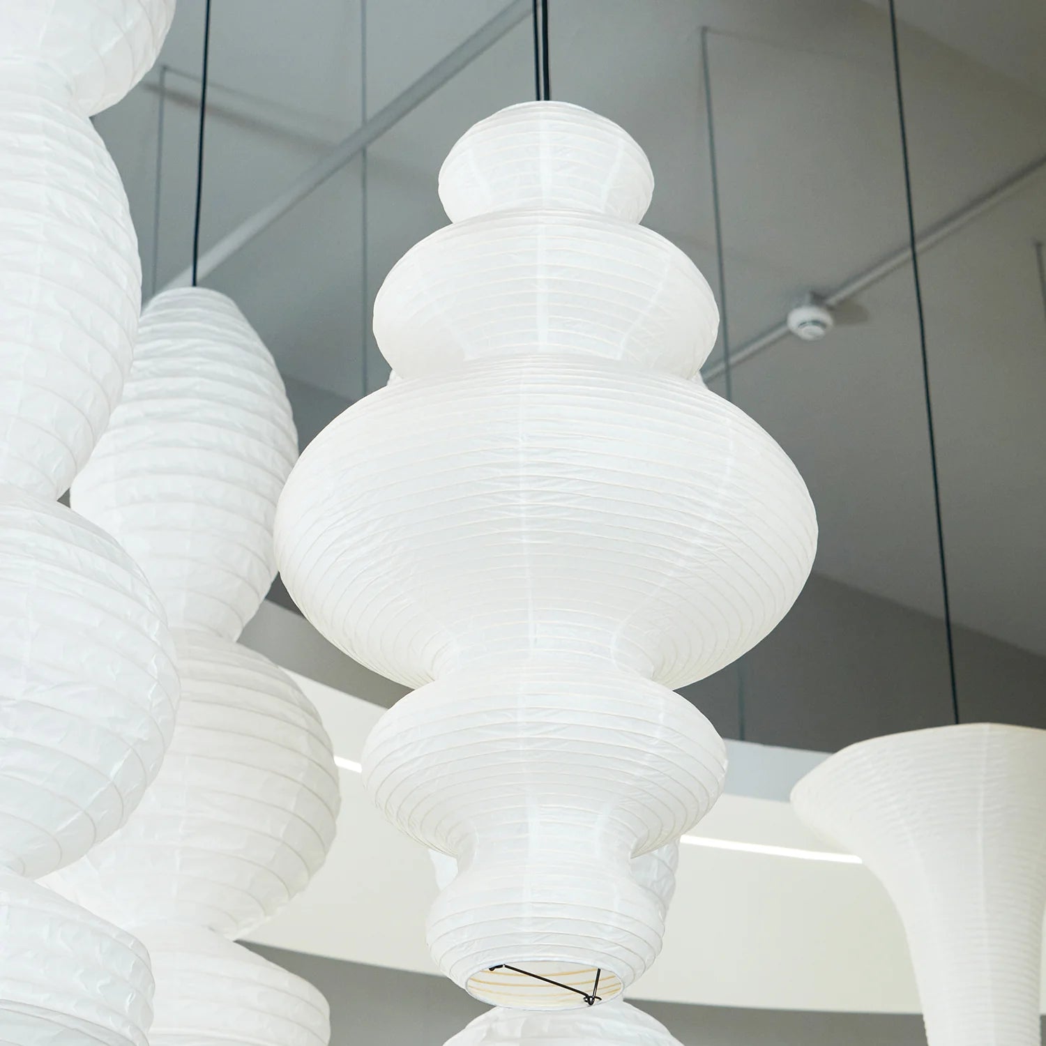 Washi Paper Tayo Pendant Swag Lamp - Yiarolight