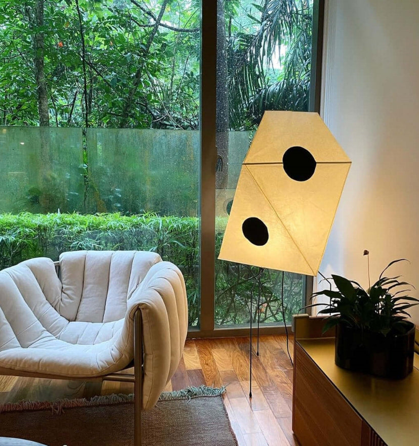 Washi Paper UF3-Q Floor Lamp - Yiarolight