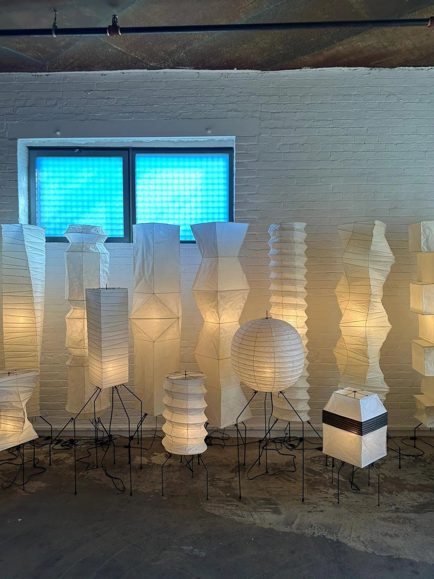 Washi Paper UF3-DL Floor Lamp - Yiarolight