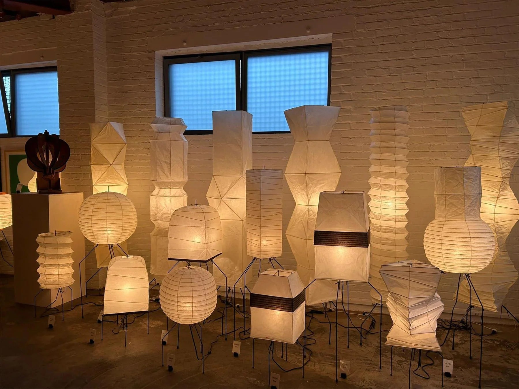 Washi Paper UF3-DL Floor Lamp - Yiarolight