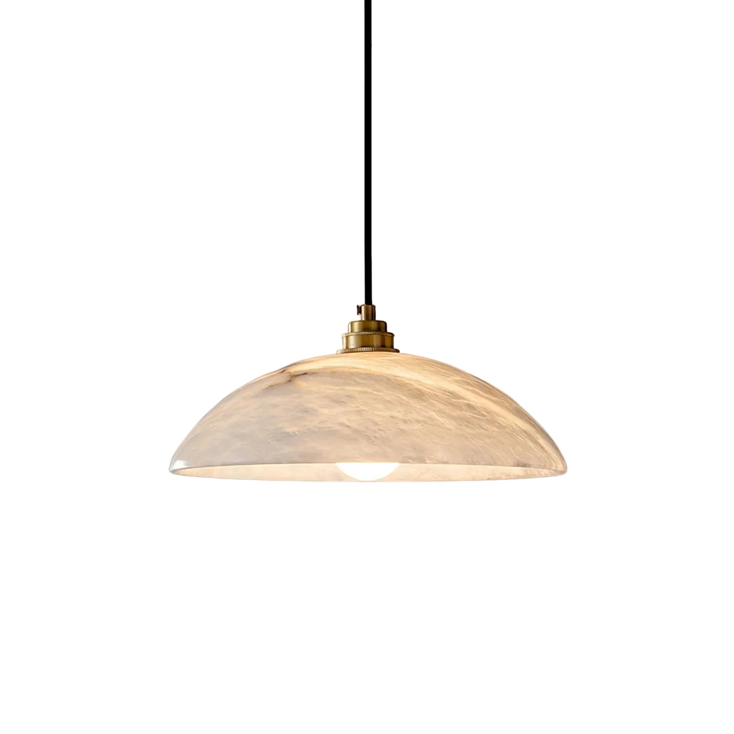 Alabaster Dome Pendant Lamp