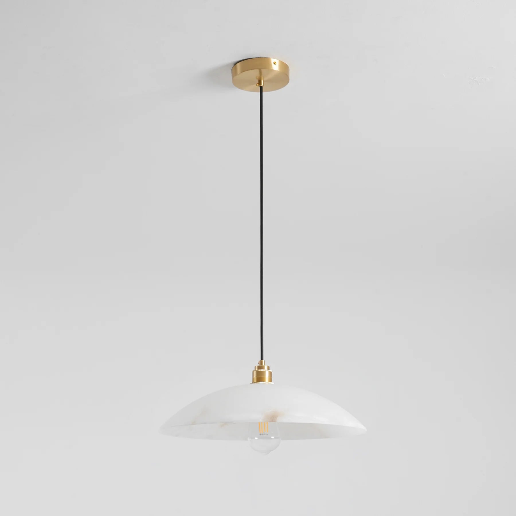 Alabaster Dome Pendant Lamp