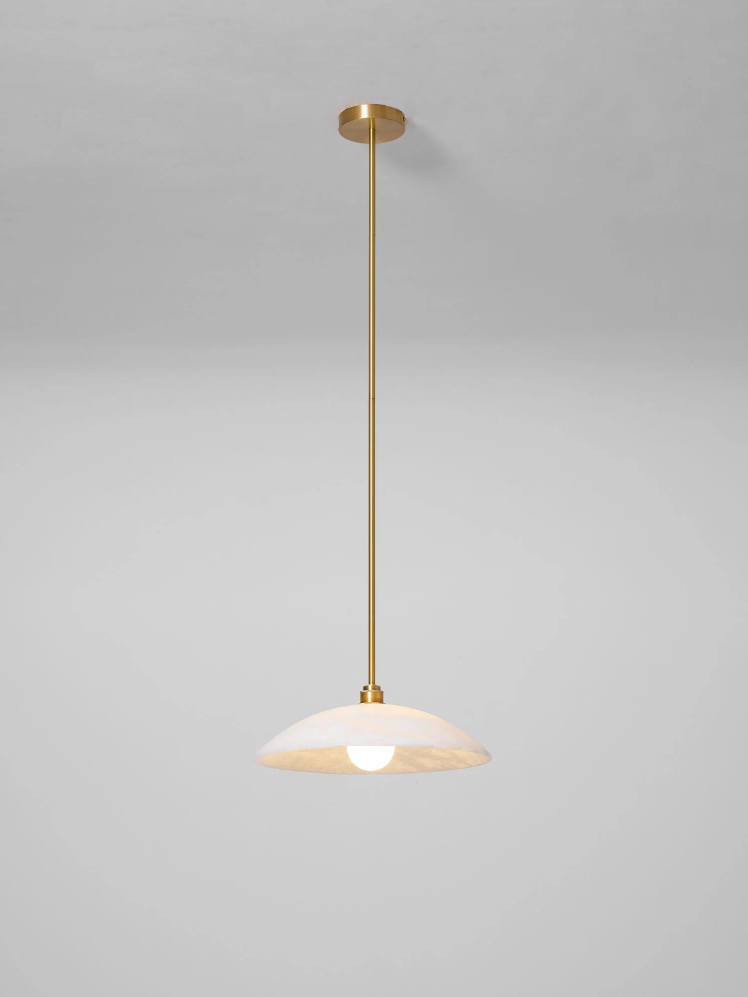 Alabaster Dome Pendant Lamp