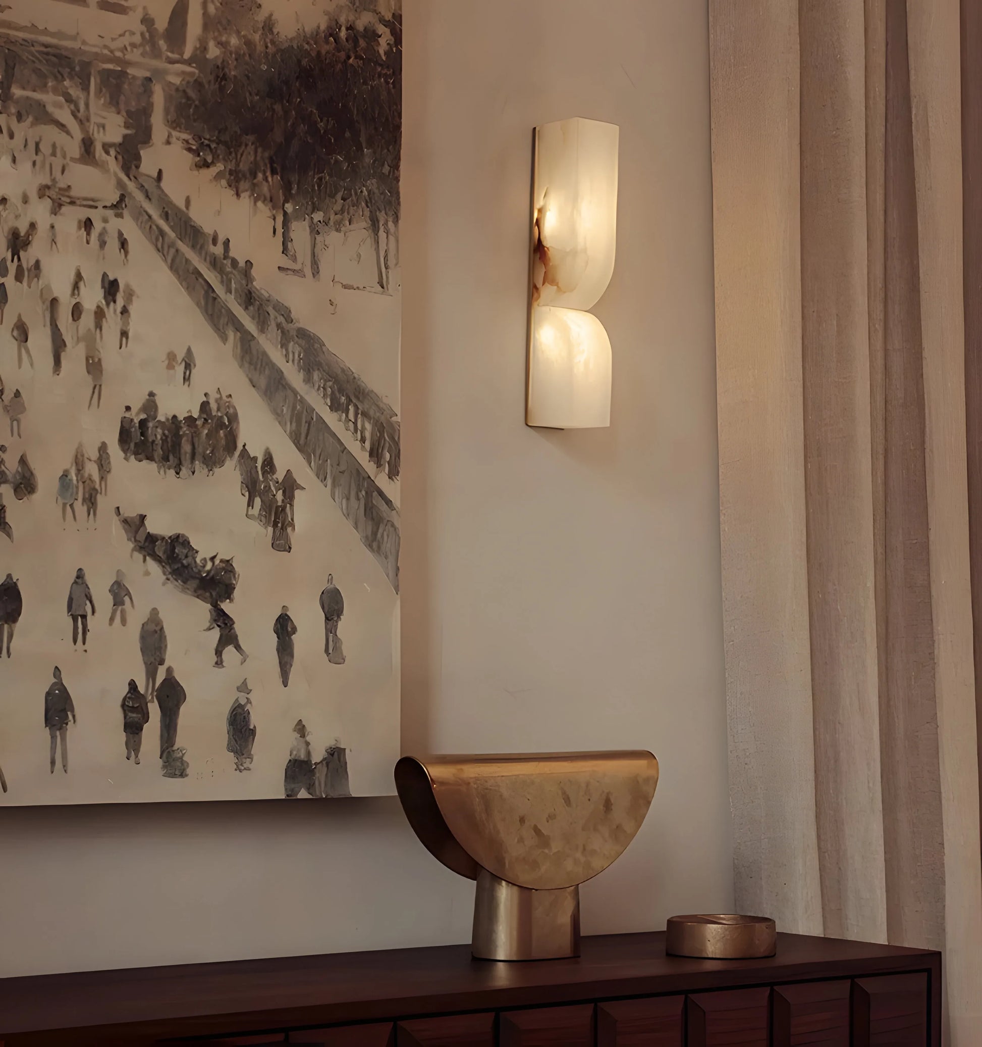 Alabaster Essence Wall Sconce - Yiarolight