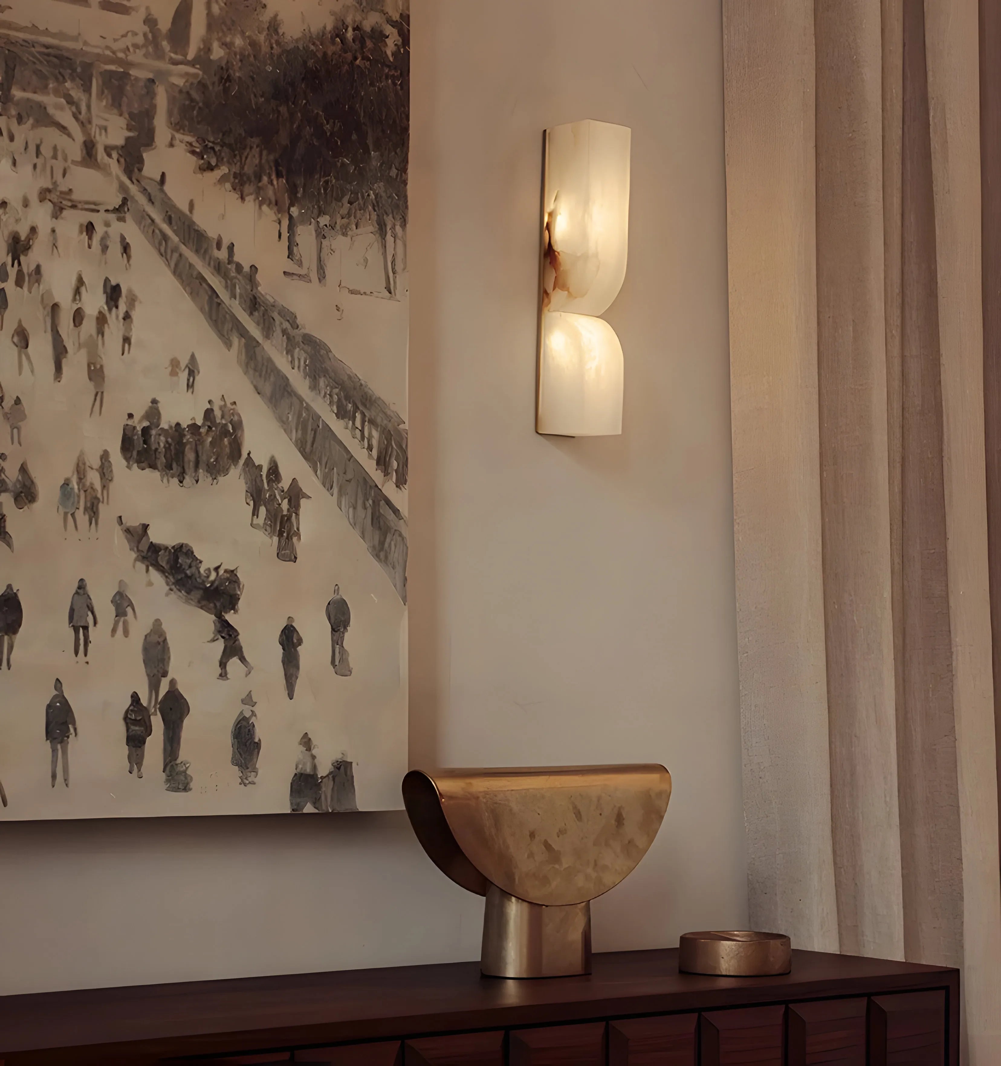 Alabaster Essence Wall Sconce - Yiarolight