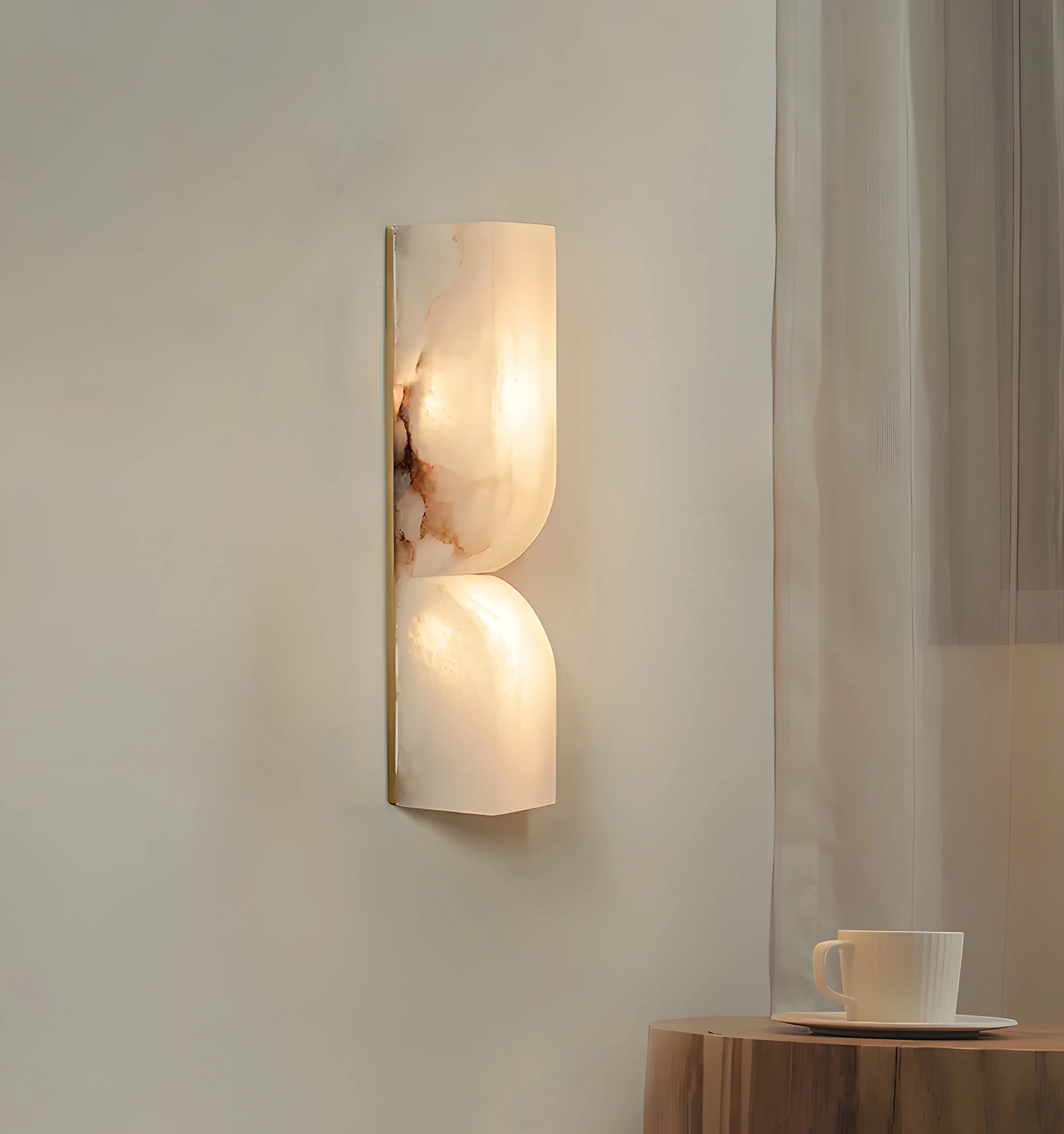 Alabaster Essence Wall Sconce - Yiarolight