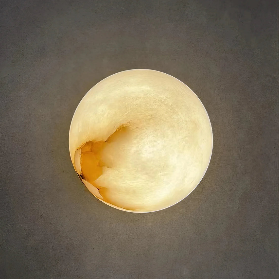 Alabaster Mini Orb Wall Lamp - Yiarolight