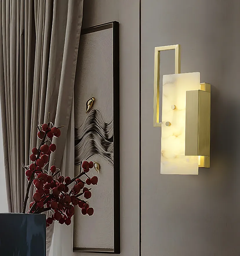 Althea Alabaster Wall Lamp - Yiarolight