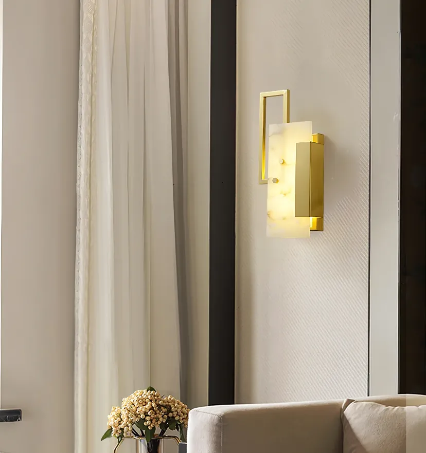 Althea Alabaster Wall Lamp - Yiarolight