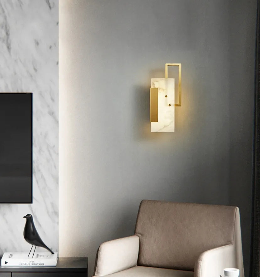 Althea Alabaster Wall Lamp - Yiarolight