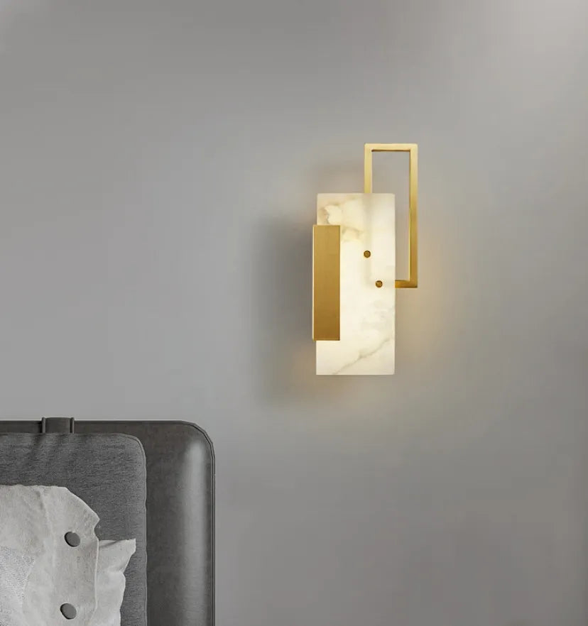 Althea Alabaster Wall Lamp - Yiarolight