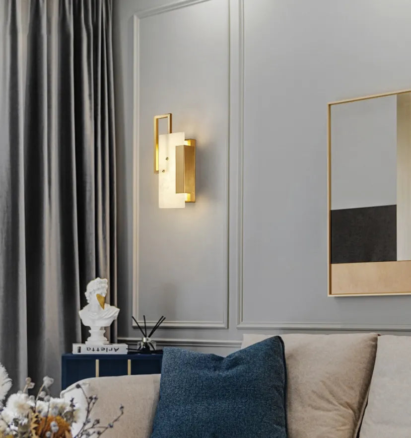 Althea Alabaster Wall Lamp - Yiarolight