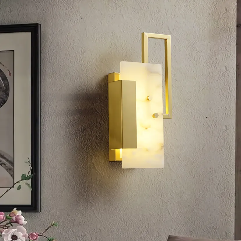 Althea Alabaster Wall Lamp - Yiarolight
