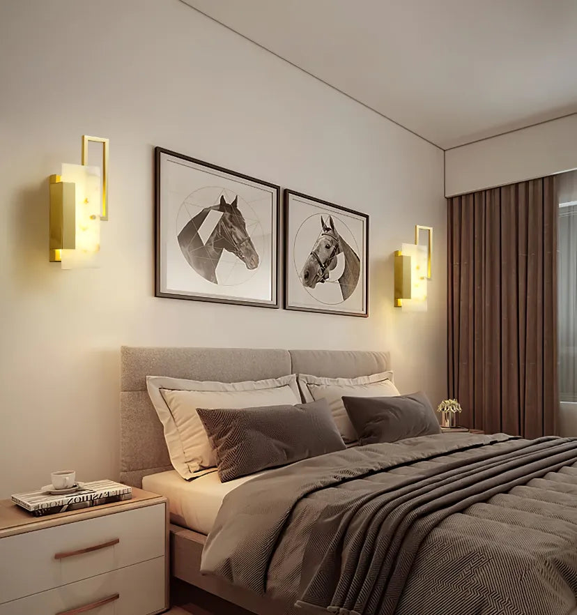 Althea Alabaster Wall Lamp - Yiarolight
