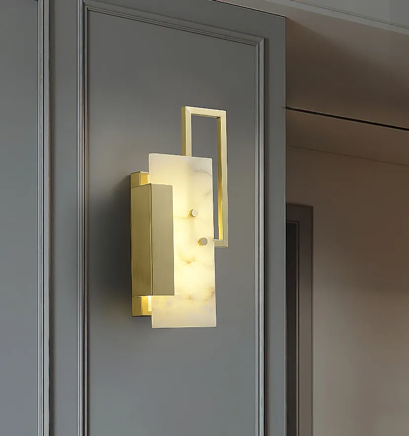 Althea Alabaster Wall Lamp - Yiarolight