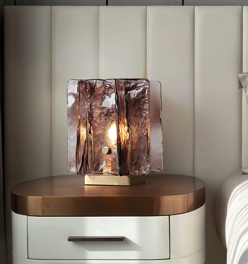 Amber Building Block Table Lamp - Yiarolight