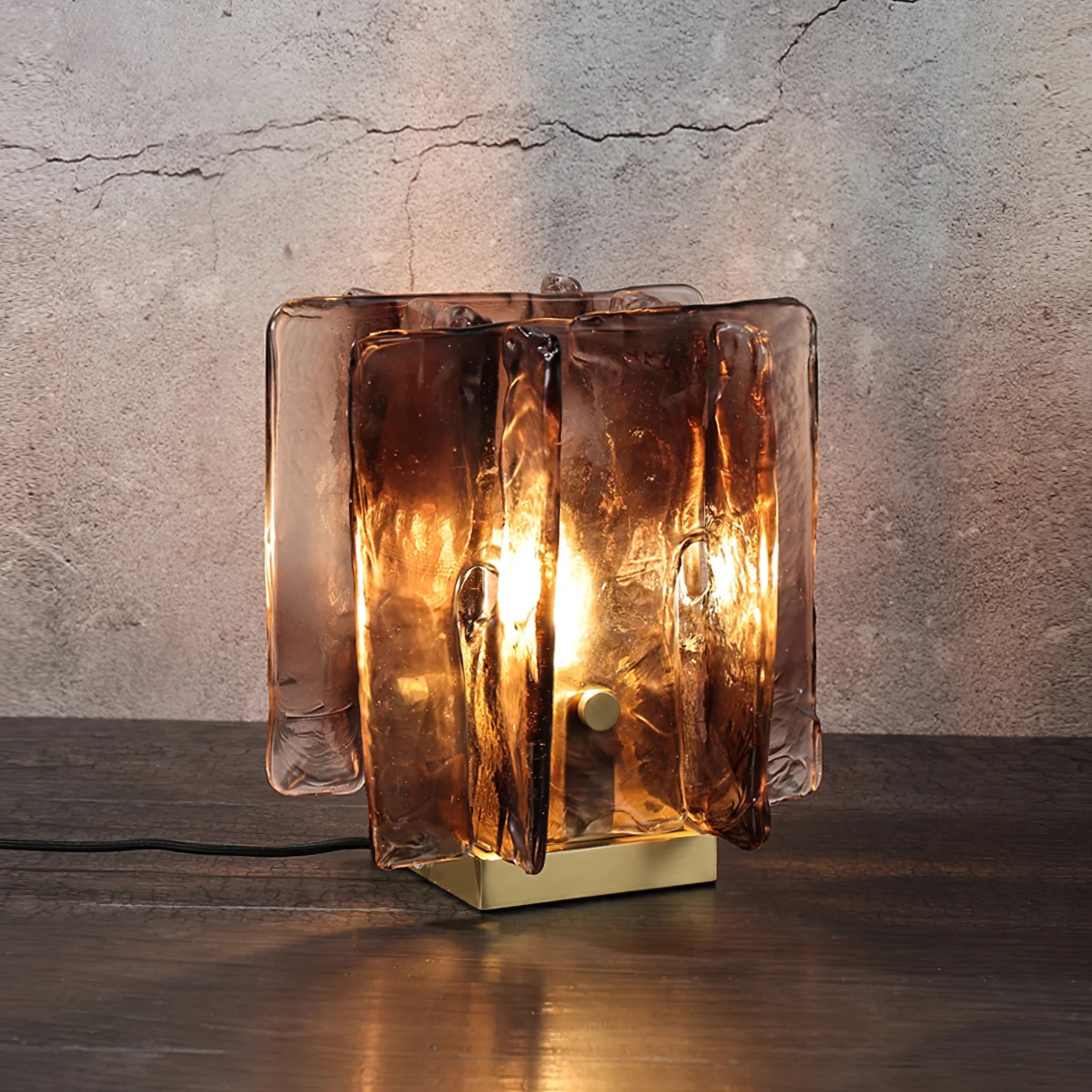 Amber Building Block Table Lamp - Yiarolight
